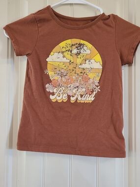 Forever ME "Be Kind" Distressed Graphic Tee Size 6